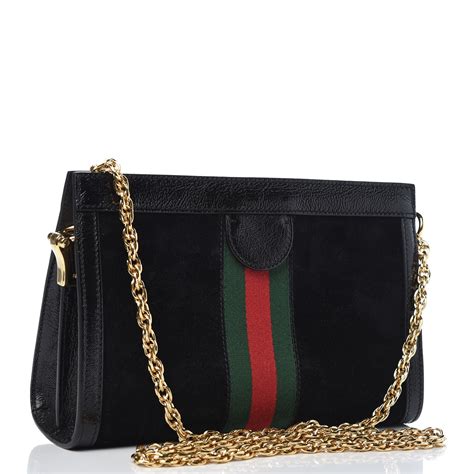 gucci black suede bag|Gucci ophidia shoulder bag black.